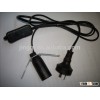 Australian SAA approved E14 salt lamp power cord with switch