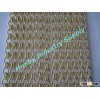 decorative 12mm gold color double hook metal chain link curtain