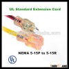 100 Ft. X 12 Gauge Black/red Neon Stripes Extension Cord