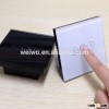 UK Standard 1 Gang 2 Way Touch Led Dimmer Switch 1000w ,Led dimmer switch 1000w , Crystal Glass Pane