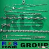 high quality galvaniezd steel preformed guy grip/dead end for ADSS cable/Galvanized steel strand /AC