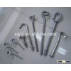 Hot-dip Galvanized Mild Steel Pig Tail Hook/Hook Bolt/Pigtail Bolt for Overhead Transmission Line Ha