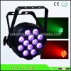 Hot Selling High Power 12 x18w rgbwauv Waterproof Slim led Flat Par Light 12V IP65