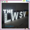Direct factory of 3D metal channel led channel LED light up wedding love letter