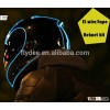 Electroluminescent lighting el wire light and tape for Helmet outside decorate waterproof 2pcs AA ba