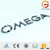 Embossed metal letters and numbers for jewelry decoration