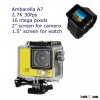Ambarella 170 degree 16MP xiaomi yi action camera with 1.5 inch screen RF Remote Controller