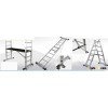 scaffolding ladders for sale EN131 Adjustable Height Scaffolding Ladder