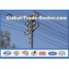 Dodecagonal shape electrical service pole 2.5mm - 20mm Wall thickness flange mode