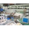 Twin Screw Wood Plastic Extrusion Line , Wood Plastic Profile Production Line