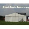 20m White Commercial Canopy Tent With Air Conditioner , Clear Span Marquee