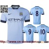 2014-15 Manchester City HOME Soccer Jerseys Thai Quality England survetement Football