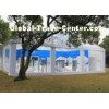 Transparent PVC Fabric Clear Span Tent , Aluminum Alloy Garden Party Tent