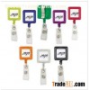 Square Retractable Badge Holder