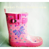 Children rubber rain boots