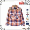check lady plaid shirt