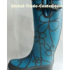 Blue Rubber Lady Rain Boots