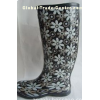colorful high cut boots safety rain boots PVC boots