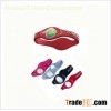 Power balance bracelet,made of 100% silicone. Contains negative ions, good for your health.