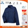 EN11612 manufacture royal blue coal mine workers360gsm 100% cotton fire resistant jacket work clothe