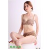 Fashion elegant leopard bra set
