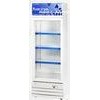 280L Stainless steel Catering Display Cabinets Clear Door Refrigerator