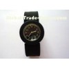 Amry Green Precise Quartz Movement Environmentally Friendly Silicon Slap Wristband Watch