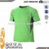 2014 world cup oem custom mens spandex compression running t-shirt running wear with insert on both 
