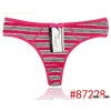 2014 new cotton thong stripe print g-string soft cotton t-back lady panties cotton lady undergarment