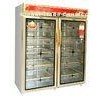 Glass Door Tableware Sterilizer Disinfection Cabinet , Intelligent Ozone and UV disinfector