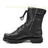 Flat Leather Mountaineering / Jungle Military Boots For Swat , Firefighter