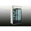 Fan cooling display Upright Beverage Cooler Stainless Steel Outside