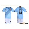 2012-2013 Spain #14 Alonso Blue Jersey & Short