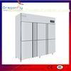 Cooper Tube Restaurant / Kitchen Upright Refrigerator With 6 Door
