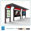 bus shelter with advertising light box