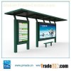 outdoor led display advertising bus stop shelter