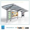 outdoor led display bus stop shelter