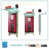 Floor-standing bus shelter double sided road light box