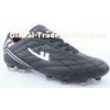 Custom Black Anti Slip Cleats Waterproof Wide Indoor Soccer Shoes for Men