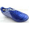 Custom White PU / Mesh / EVA / TPU Waterproof Anti Slip Cleats Men Indoor Soccer Shoes