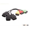 Fiat Ecu Scan Adaptors OBD Diagnostic Cable Four Colors Fiatecuscan