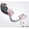 New Car Bluetooth Handsfree Kit with Dual Usb Car Charger FM Transmitter Car Mp3 GT86