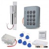 RFID Access Control System Kit Set Electric Bolt EM-ID Card Switch Power Supply