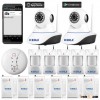 Wireless Wifi IP Camera With Micro SD Card Slot, 64G Wifi IP Camera security alarm system