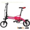 12 Inches 240W 36V 10AH Lithium Battery Pedal Electric Folding Bikes