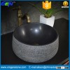 Indoor Bathroom & Kichen Polished Black Round Bathroom Sink