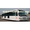 Low Carbon Alloy Steel Body Airport Transfer Bus Airport Coaches 5100mm Wheel Base