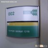 Plane signage frame
