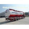 powder material transport semi trailer with 12200mm tank long length