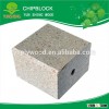 90x90x90mm best price Hollow Chipblock for pallet foot